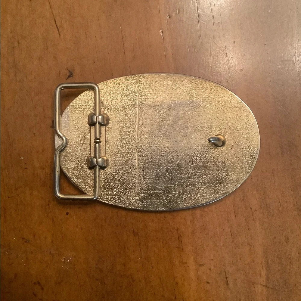Vintage McCormick Gold Label Brass Belt Buckle
